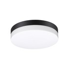 Светильник Opal, 1x18Вт LED, 4000K, 1700лм, IP54, цвет чёрный - фото 4192635