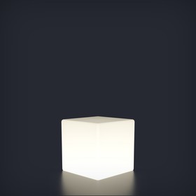 Светодиодный куб Piazza, 20 см, IP65, 220 В, свечение белое