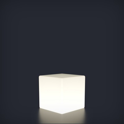 Светодиодный куб Piazza, 20 см, IP65, 220 В, свечение белое