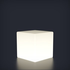 Светодиодный куб Piazza, 40 см, IP65, 220 В, свечение белое