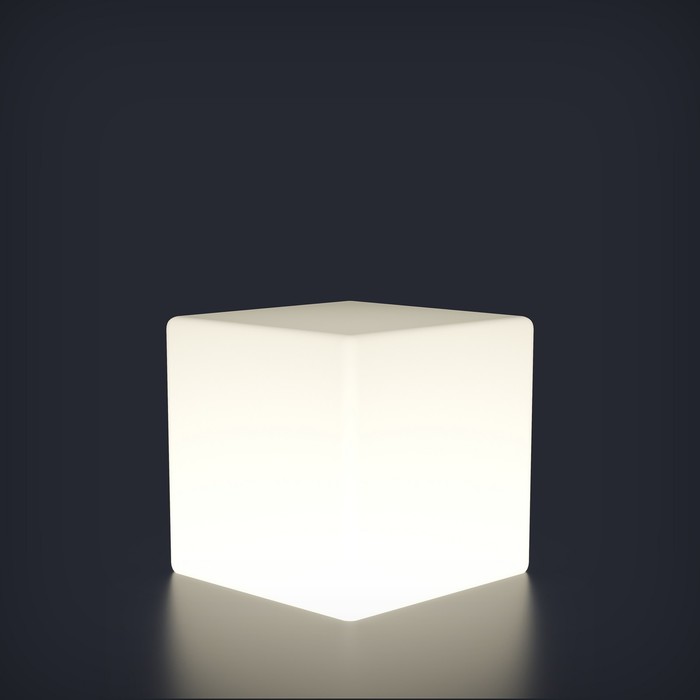 Светодиодный куб Piazza, 40 см, IP65, 220 В, свечение белое - фото 1907460706