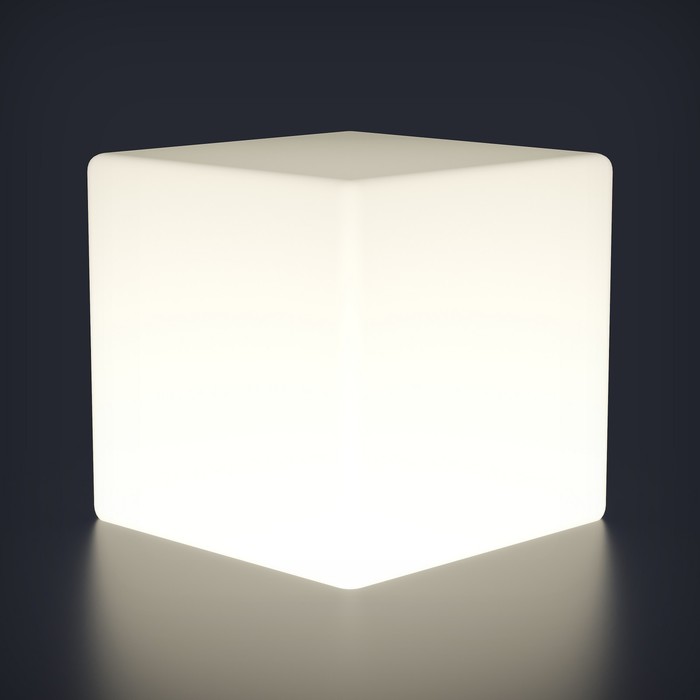 Светодиодный куб Piazza, 60 см, IP65, 220 В, свечение белое - фото 1907460712