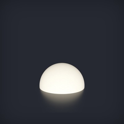 Светодиодная полусфера Como, 30 × 15 × 30 см, IP65, 220 В, свечение белое