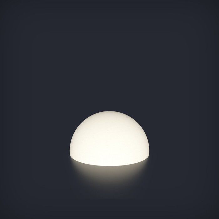 Светодиодная полусфера Como, 30 × 15 × 30 см, IP65, 220 В, свечение белое - Фото 1