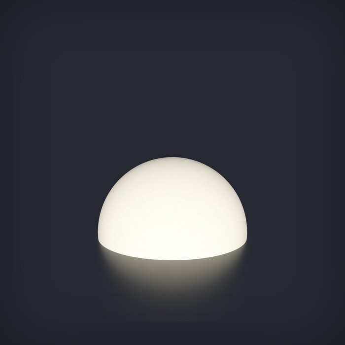 Светодиодная полусфера Como, 40 × 20 × 40 см, IP65, 220 В, свечение белое - фото 1907460748