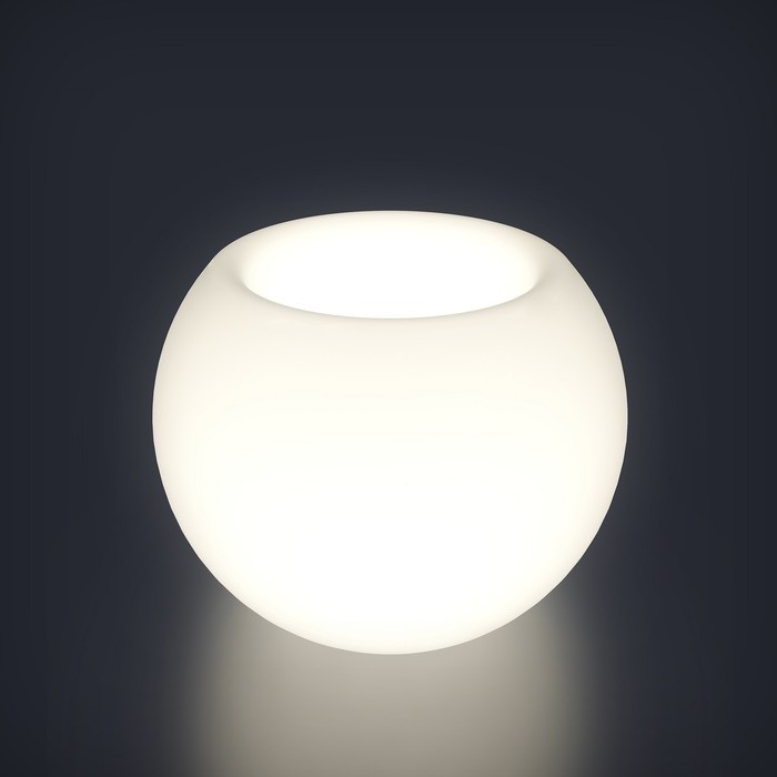 Светодиодное кашпо Sphere M, 82 × 70 × 82 см, IP65, 220 В, свечение белое - фото 1907460835