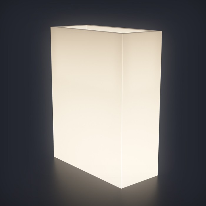 Светодиодное кашпо High M, 70 × 90 × 31 см, IP65, 220 В, свечение белое - Фото 1