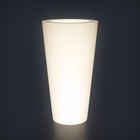 Светодиодное кашпо Cone S, 41 × 75 × 41 см, IP65, 220 В, свечение белое - фото 4226092