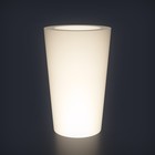 Светодиодное кашпо Cone M, 69 × 109.5 × 69 см, IP65, 220 В, свечение белое - фото 4226104