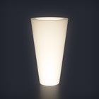 Светодиодное кашпо Cone L, 60 × 108 × 60 см, IP65, 220 В, свечение белое - фото 4226116