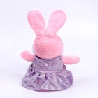 Мягкая игрушка «Зайка в розовом платье», 16 см - фото 4354058