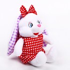 Мягкая игрушка «Зайка с бантом в горох» - Фото 2