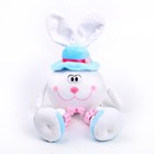 Мягкая игрушка «Кролик», стоит, 25 см, цвет белый - фото 108621361
