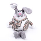 Мягкая игрушка «Кролик в пиджаке» - Фото 4