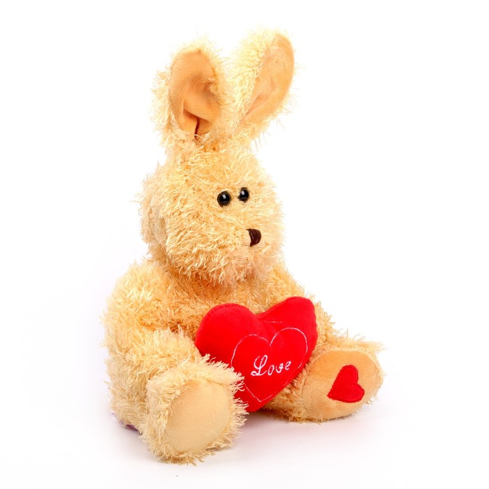 Мягкая игрушка «Кролик с сердцем» - фото 1926437875