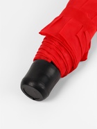 Зонт механический «Однотонный», 3 сложения, 8 спиц, R=48/55 см, d=96 см, красный - Фото 3