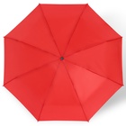 Зонт механический «Однотонный», 3 сложения, 8 спиц, R = 48/55 см, D = 110 см, цвет красный - Фото 6
