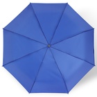 Зонт механический «Однотонный», 3 сложения, 8 спиц, R = 48 см, цвет синий - Фото 6