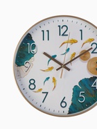 Часы настенные интерьерные «Рыбки», бесшумные, плавный ход, d=30 см, от батарейки 1×АА - Фото 2