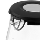 Чайник электрический Vitek VT-7077 MC, стекло, 1.7 л, 2200 Вт, чёрно-серебристый - фото 51335361 Чайник электрический Vitek VT-7077 MC, стекло, 1.7 л, 2200 Вт, чёрно-серебристый - фото 51335361