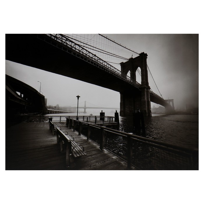 Картина-холст на подрамнике «Мост», 50×70 см - Фото 1
