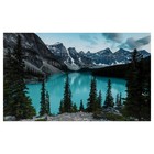 Картина-холст на подрамнике "Горное озеро" 60х100 см - фото 4295266