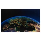 Картина-холст на подрамнике "Планета Земля" 60х100 см - фото 13354939