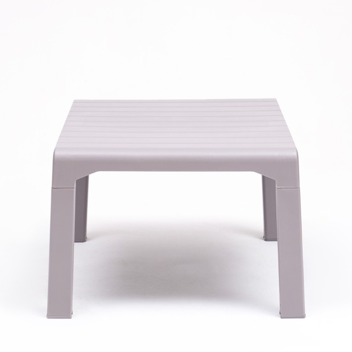 Столик садовый кофейный "Модерн" 79 х 55 х 38 см, песочно-серый - фото 1908922962