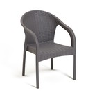 Кресло садовое «Ротанг», пластик, 64×58.5×84 см, серое - Фото 1