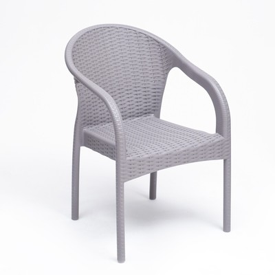 Кресло садовое "Феодосия" 64 х 58,5 х 84 см, серый
