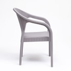 Кресло садовое "Феодосия" 64 х 58,5 х 84 см, серый - Фото 2