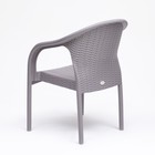 Кресло садовое "Феодосия" 64 х 58,5 х 84 см, серый - Фото 3