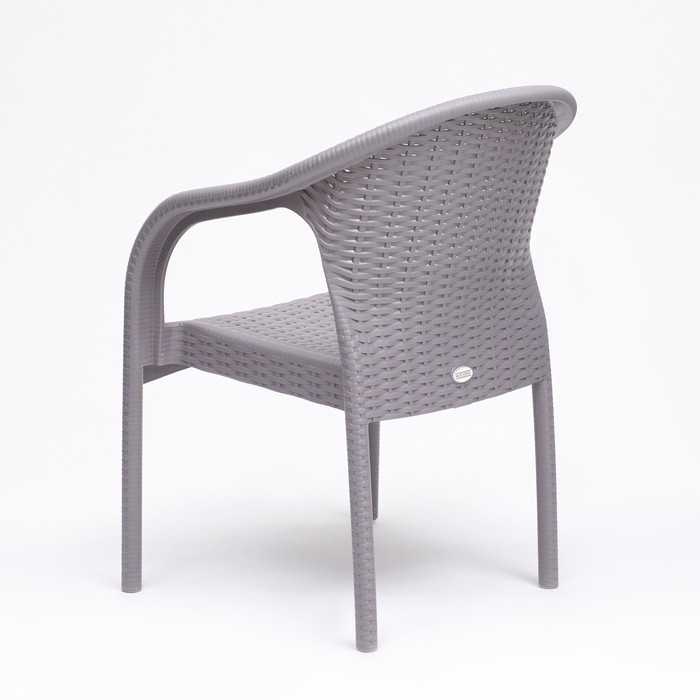Кресло садовое "Феодосия" 64 х 58,5 х 84 см, серый - фото 1908922965
