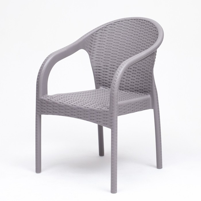 Кресло садовое "Феодосия" 64 х 58,5 х 84 см, серый - фото 1908922966