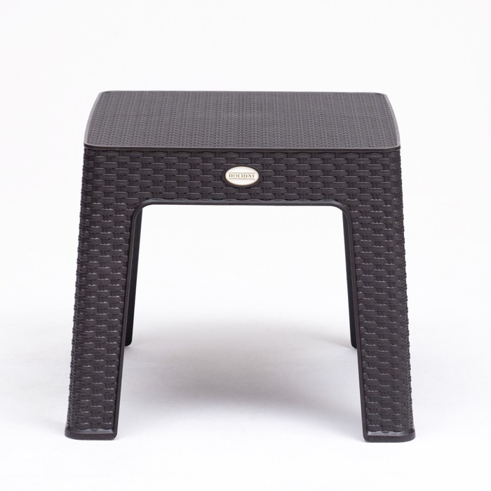 Кофейный столик "Феодосия" 44 х 44 х 41 см, темно-коричневый - фото 1908922981