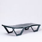 Шезлонг «Новый Свет», 187×63×43 см, зелёный - Фото 11