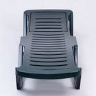 Шезлонг «Новый Свет», 187×63×43 см, зелёный - Фото 12