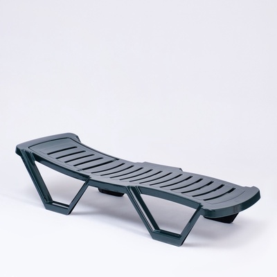 Шезлонг «Новый Свет», 187×63×43 см, зелёный