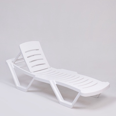 Шезлонг «Модерн» 187×63×43 см, белый