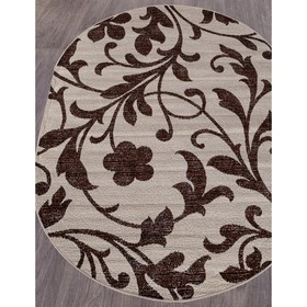 

Ковер овальный GAVANA D184, размер 150x190 см, цвет beige