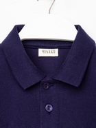 Футболка поло детская MINAKU: Basic line, тёмно-синяя, рост 134 см - Фото 13