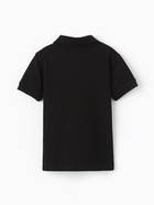 Поло детское MINAKU: Basic line цвет черный, рост 98 см - фото 809634654