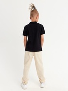 Футболка поло детская MINAKU: Basic line, чёрная, рост 146 см - Фото 5