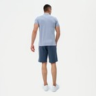 Футболка (поло) мужская MINAKU REGULAR FIT: цвет серый, р-р 44 7576592 - фото 9789721