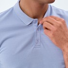 Футболка (поло) мужская MINAKU REGULAR FIT: цвет серый, р-р 44 7576592 - фото 9789722