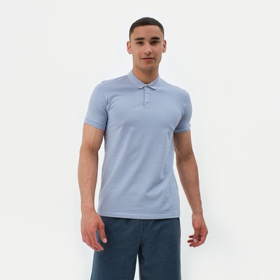 Футболка (поло) мужская MINAKU REGULAR FIT: цвет серый, р-р 52