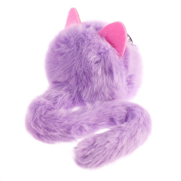 Игрушка интерактивная «Мой котёнок», браслет, свет, звук, цвет сиреневый 54684