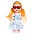 Кукла шарнирная «Есения» в платье, блондинка - фото 26856962