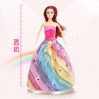 Кукла-модель «Анна» в платье, цвет красный - фото 45701615