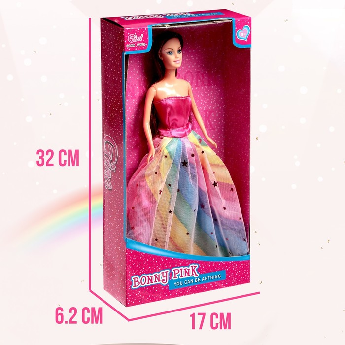 Кукла-модель «Анна» в платье, цвет розовый 54687
